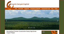 Desktop Screenshot of cupriccanyon.com